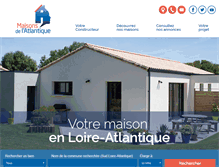 Tablet Screenshot of maisons-atlantique.com